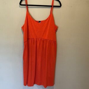 Old Navy Bright Orange Dress, XXL